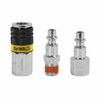 Dewalt 3 Pc 1/4 NPT Industrial Coupler and Plug Kit DXCM036-0207